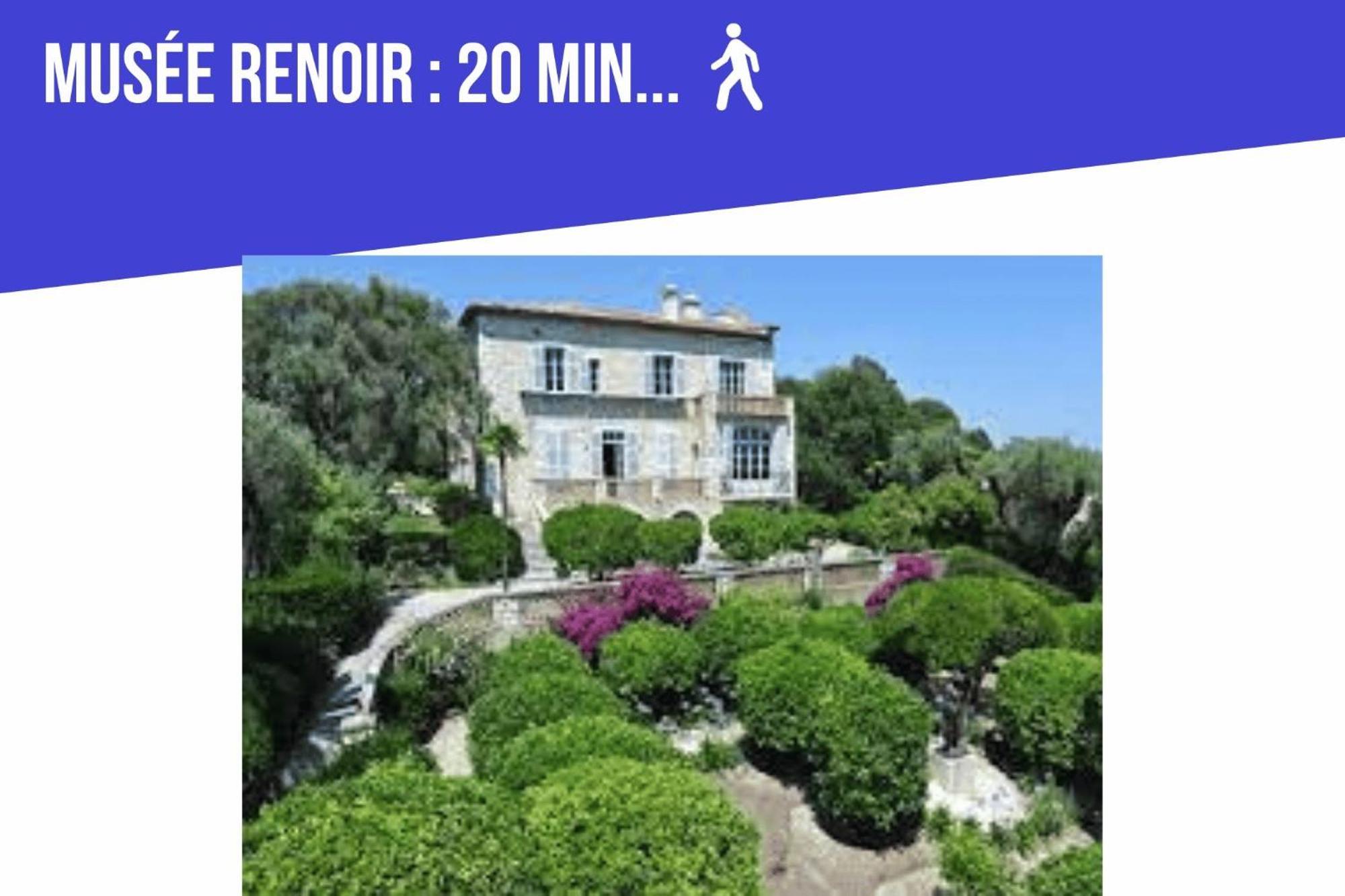 Bed & Breakfast Les Hauts De Cagnes Vue Mer Et Montagne Apartment Luaran gambar